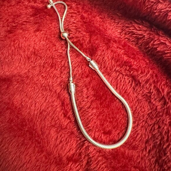 Pandora Snake Chain Slider Bracelet - Picture 2 of 5